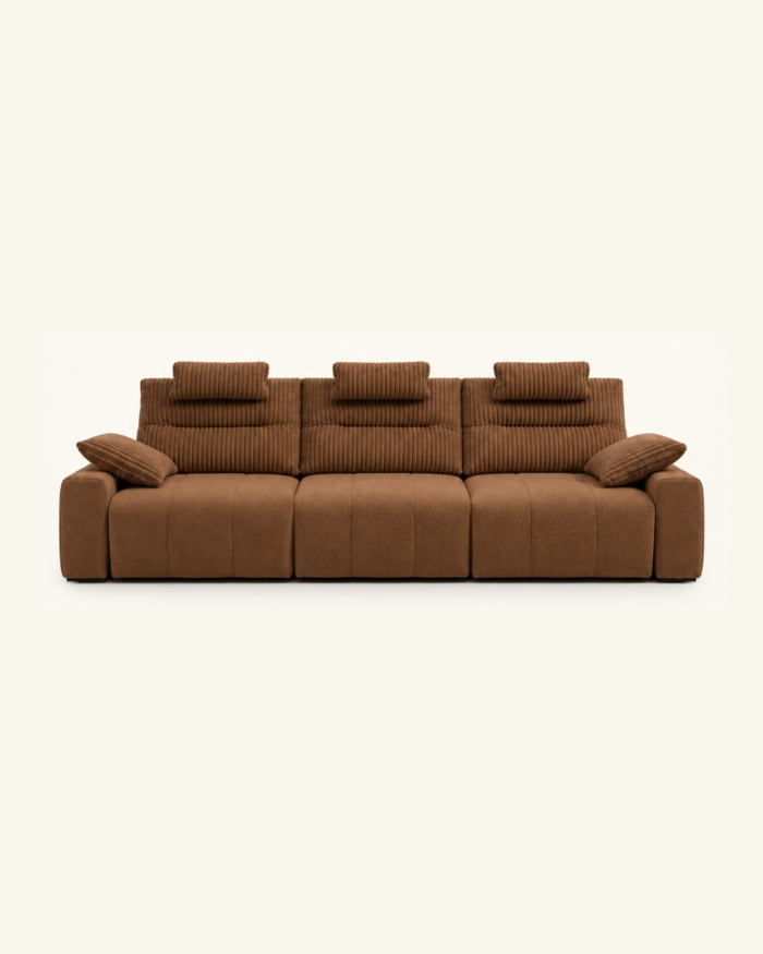 Sofá Niza de 3 Plazas sobre fondo beige
