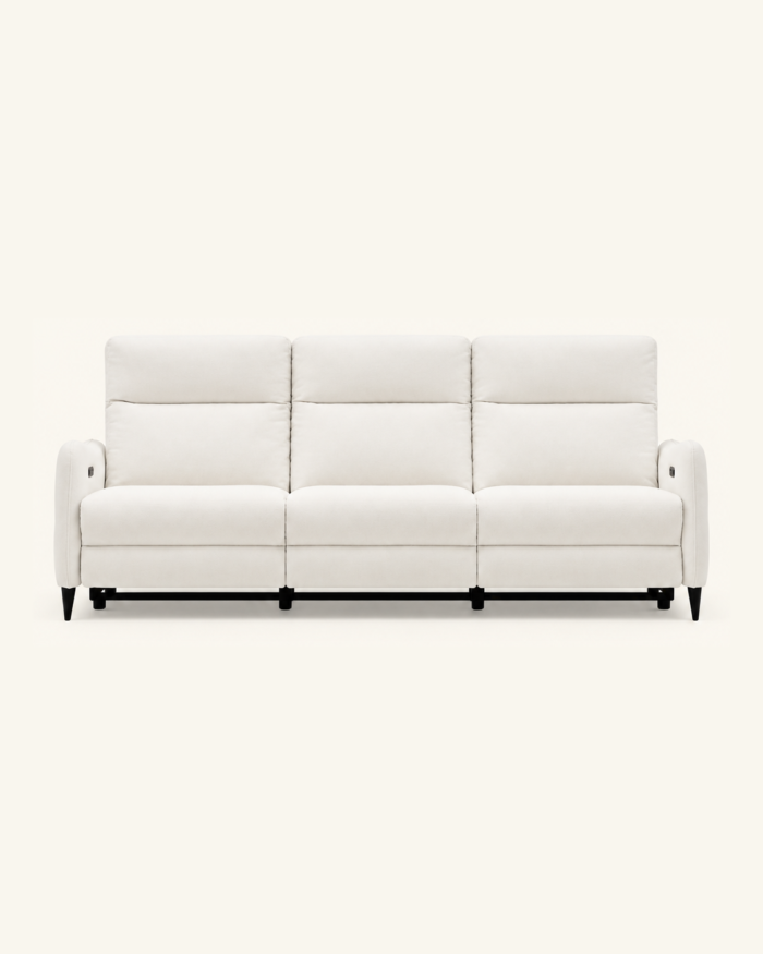 Sofá Olivo de 3 Plazas sobre fondo beige