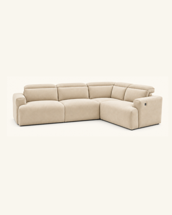 Sofá Salina en composición rinconera sobre fondo beige