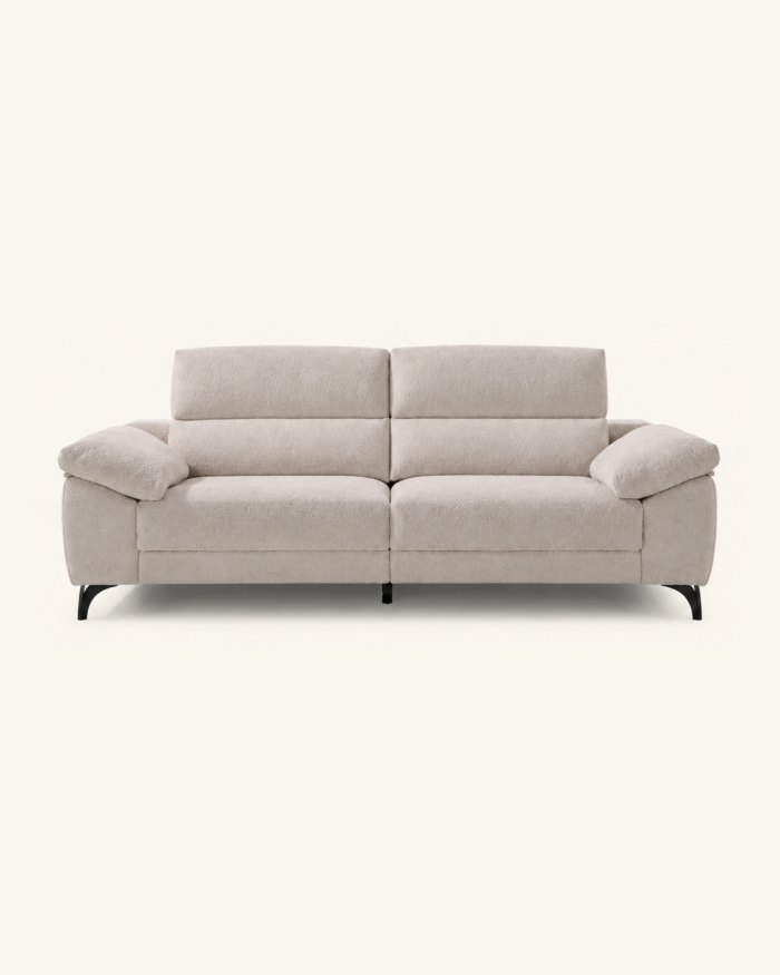 Sofá Toscana de 2 plazas sobre fondo beige