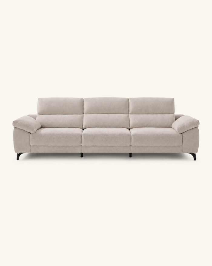 Sofá Toscana de 3 Plazas sobre fondo beige
