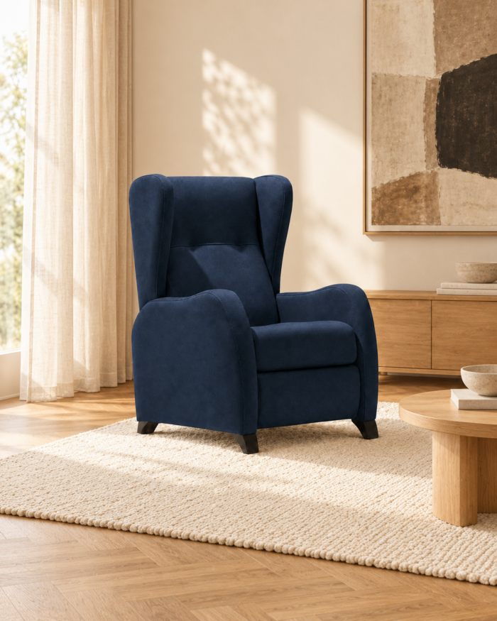 Sillón Nilo en un salón contemporáneo