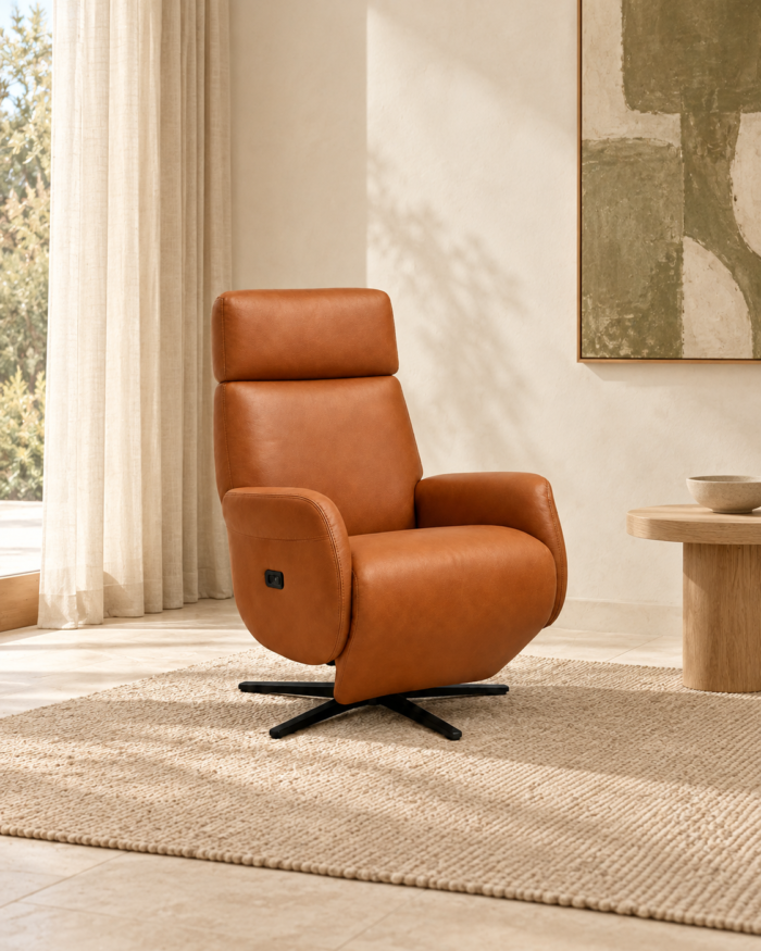 Sillón Terra en un salón contemporáneo